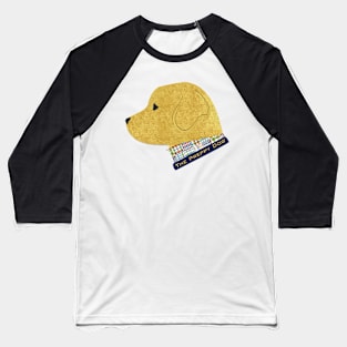 Preppy Dog Madras Golden Retriever Baseball T-Shirt